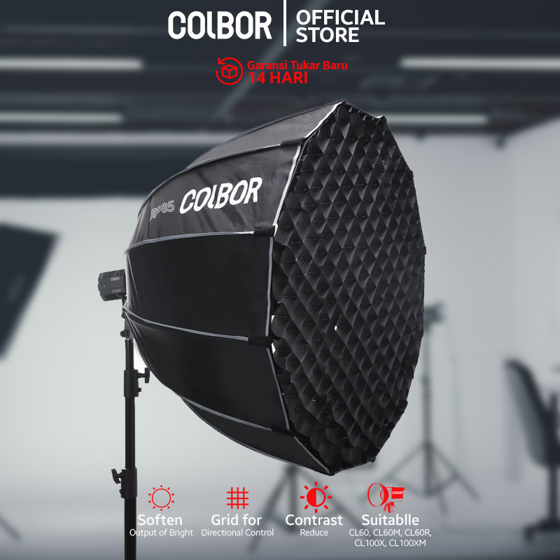 Jual Colbor Bp Softbox Parabolic Bowens Light Studio Cm Shopee