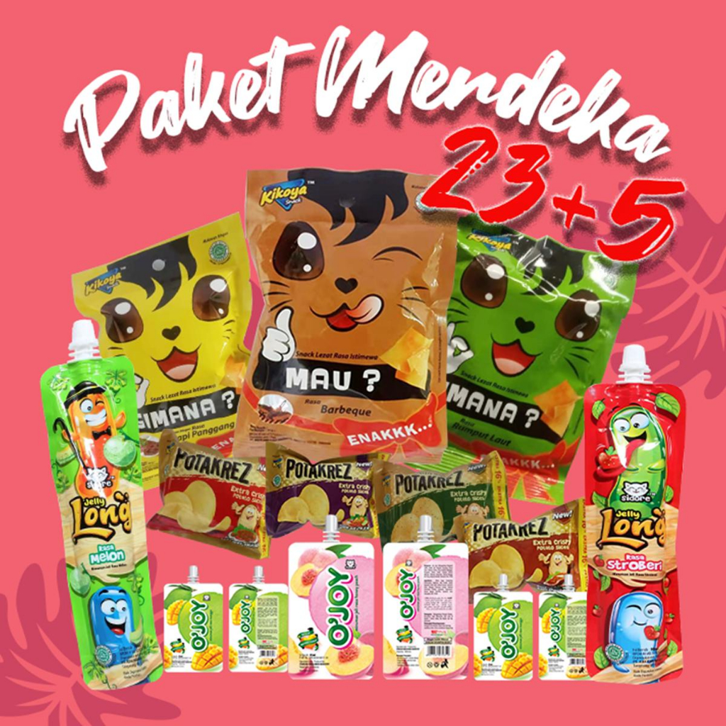 Jual PAKET MERDEKA A ISI 23 5 PCS VARIAN SNACK Gift Asin Snacks Food