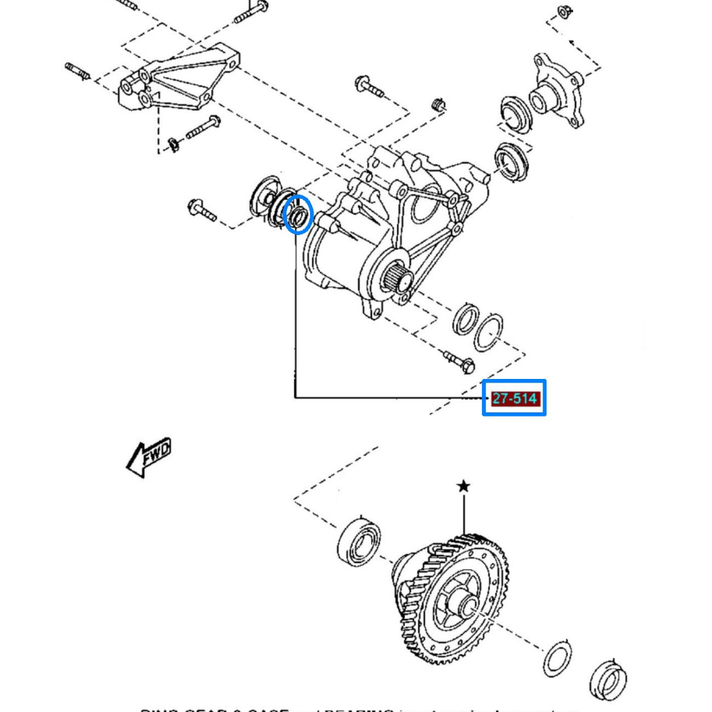 Jual Seal Idle Transfer Case Mazda CX7 CX9 Non Skyactiv Shopee Indonesia