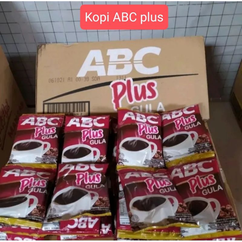 Jual KOPI ABC PLUS GULA 1 DUS ISI 12 RENCENG Shopee Indonesia