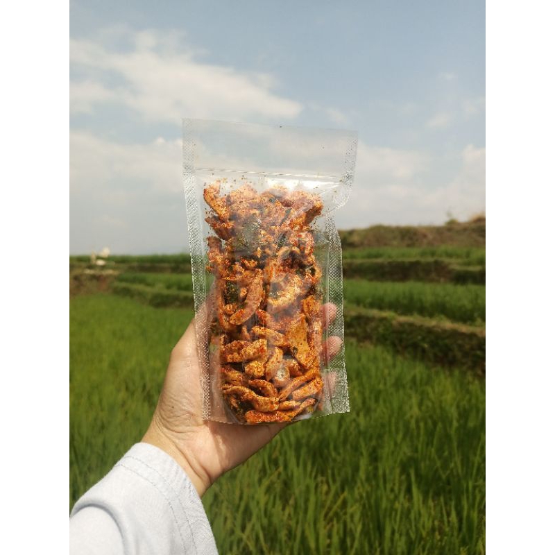 Jual Basreng Pedas Daun Jeruk 100 Gram Shopee Indonesia