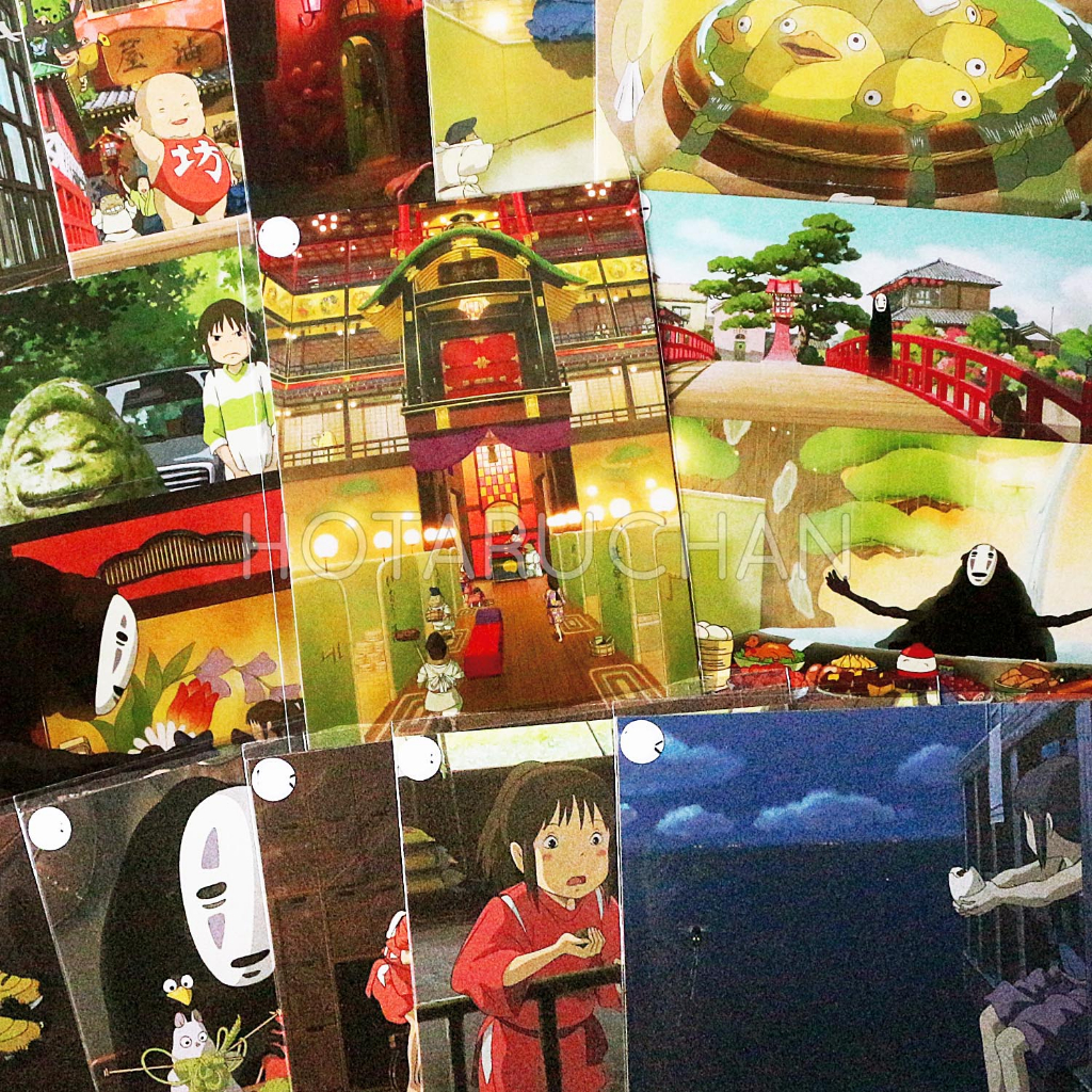 Jual OFFICIAL Studio Ghibli BIG Postcard Spirited Away Postcards