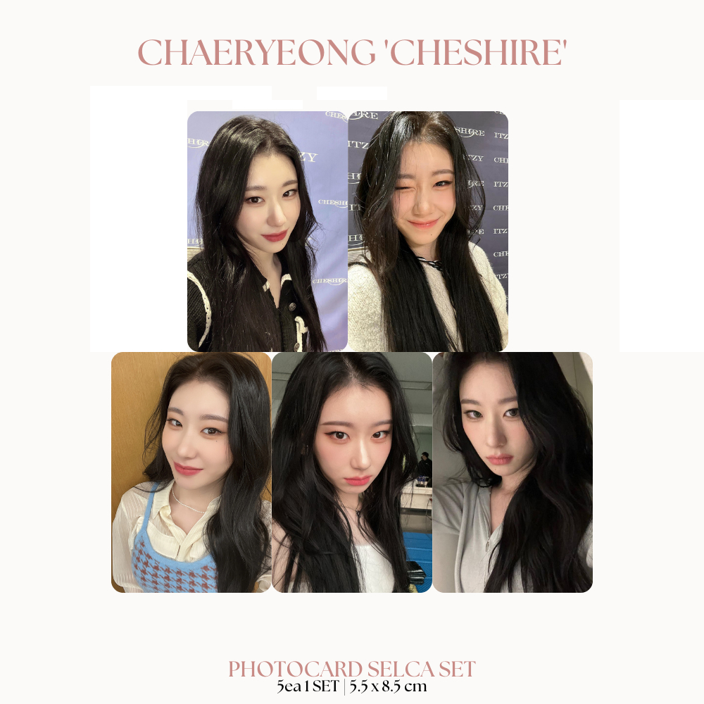 Jual Photocard Itzy Selca Cheshire Isi Pcs Laminasi Sisi Tanda