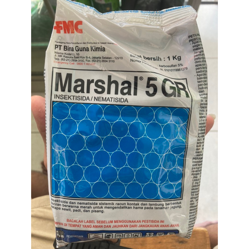 Jual Insektisida Tabur Marshal 5GR 1kg Shopee Indonesia