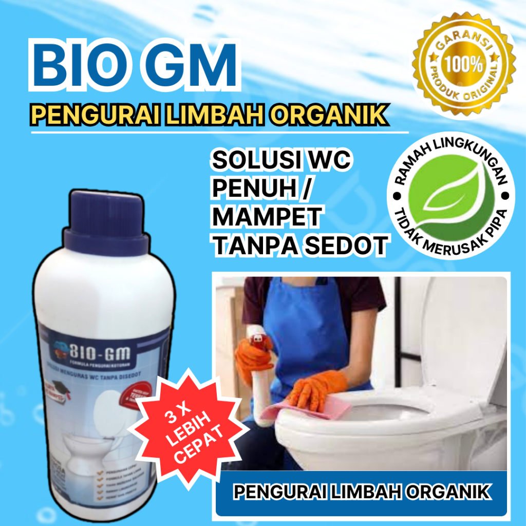 Jual Penguras WC Septic Tank Mampet Penuh Anti Sumbat Bio Gm Penghancur