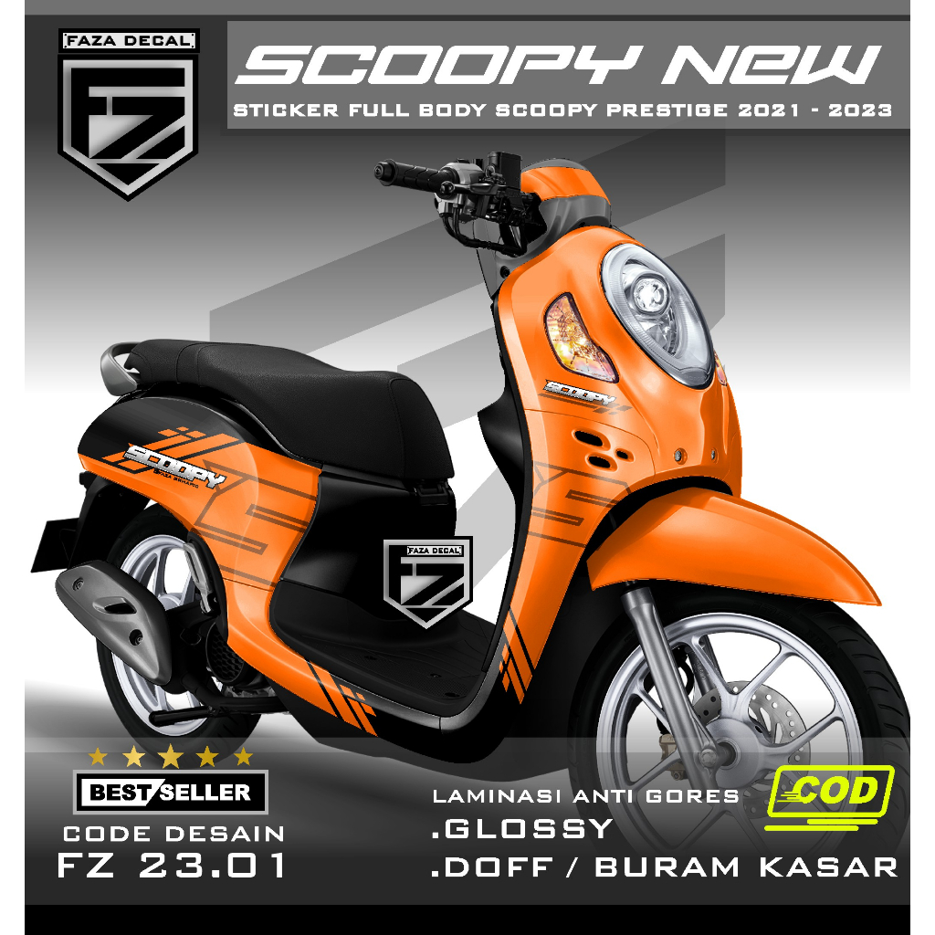 Jual Decal Scoopy Full Body Sticker Scoopy 2021 2022 2023 Full Body