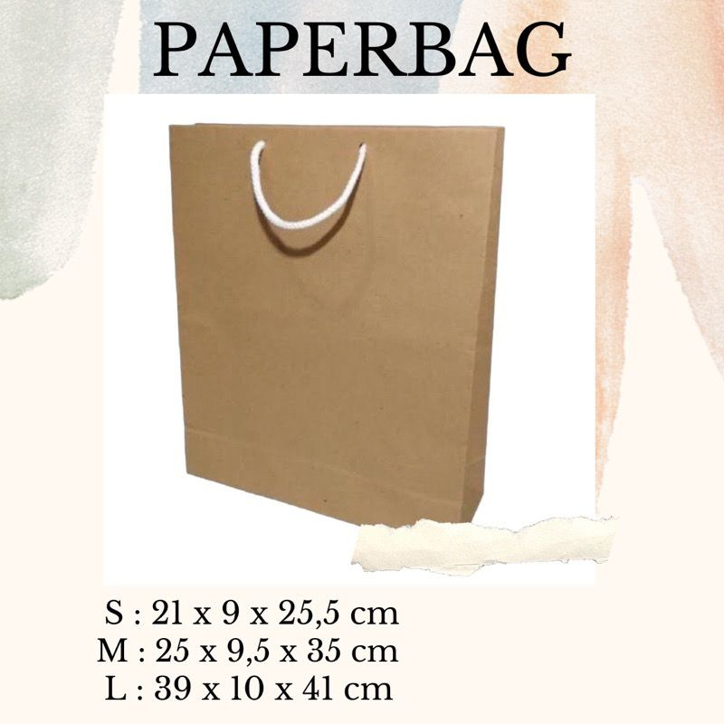 Jual Paperbag Cokelat Polos Paper Bag Kertas Polos Shopee Indonesia