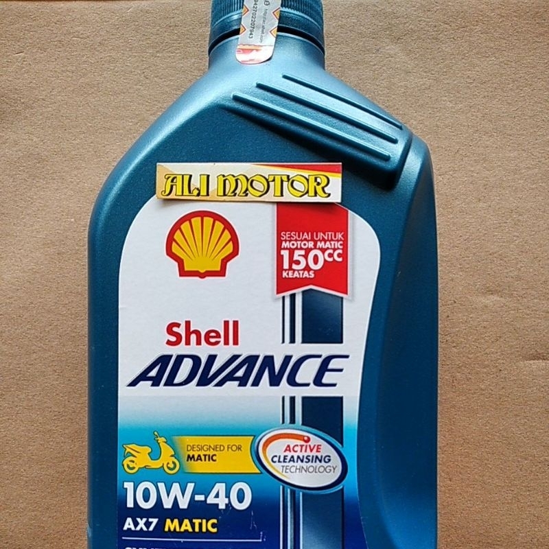 Jual Oli Shell Advance AX7 10W 40 Matik Synthetic Based 1L Ori SHELL