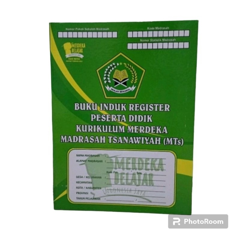 Jual Buku Induk Register Peserta Didik Untuk Mts Kurikulum Merdeka