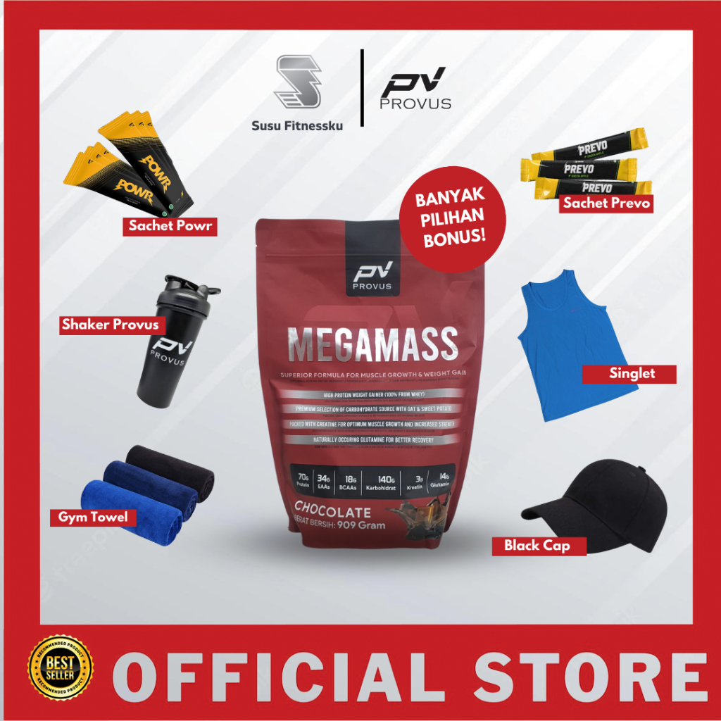 Jual Provus Mega Mass Lb Weight Gainer Penambah Berat Badan Shopee