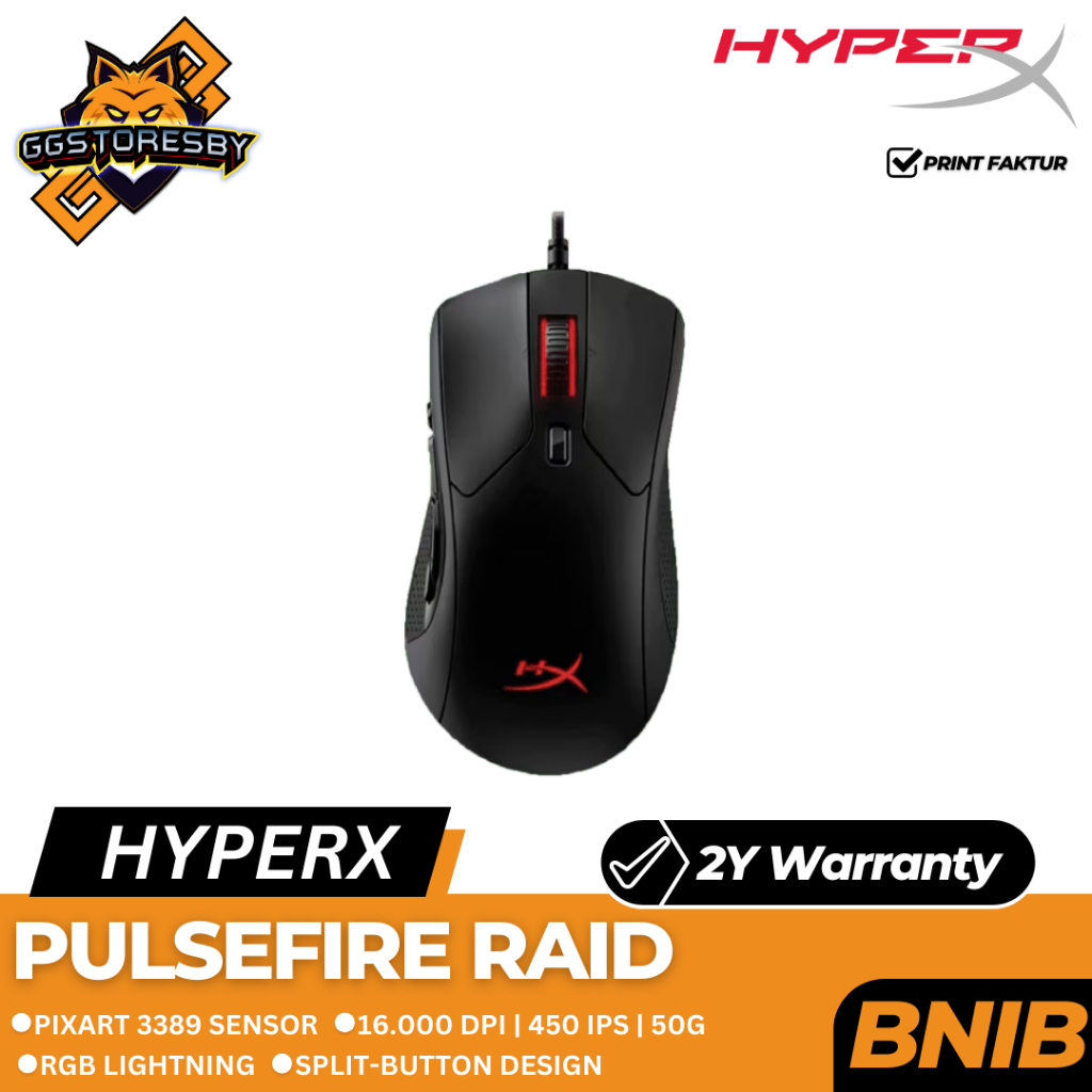 Jual Hyperx Pulsefire Raid Gaming Mouse Shopee Indonesia