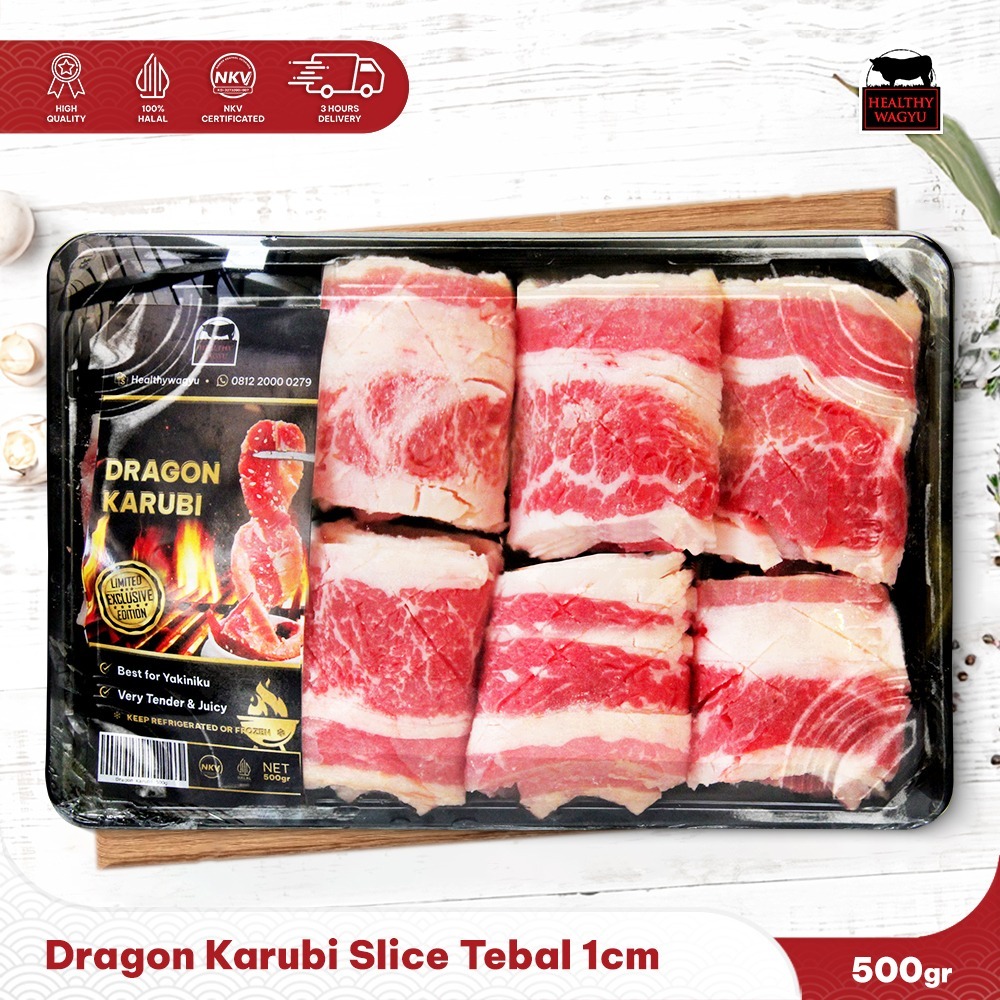 Jual Dragon Karubi Slice Shortplate Cm Gram Healthywagyu Shopee