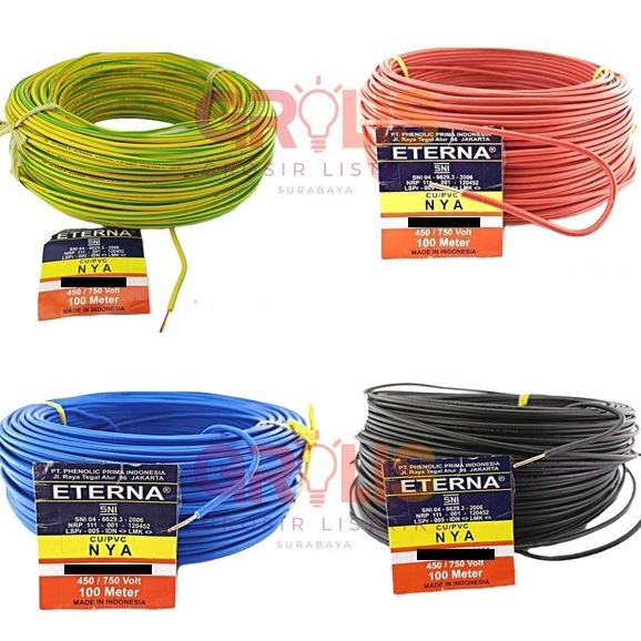 Jual Kabel Eterna Nya X Roll Meter Kabel Listrik Tembaga Kawat