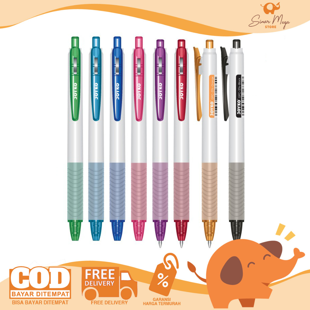 Jual Joyko Color Gel Pen Mm Gpc Pulpen Pena Gel Warna Warni