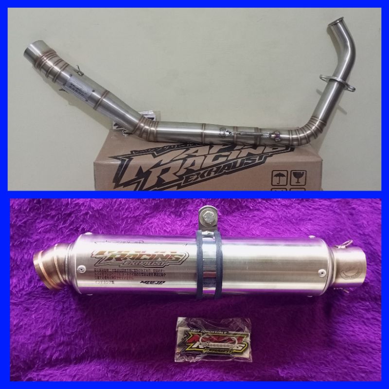 Jual Knalpot R V Vixion R Full Set Original Mafia Racing Exhaust