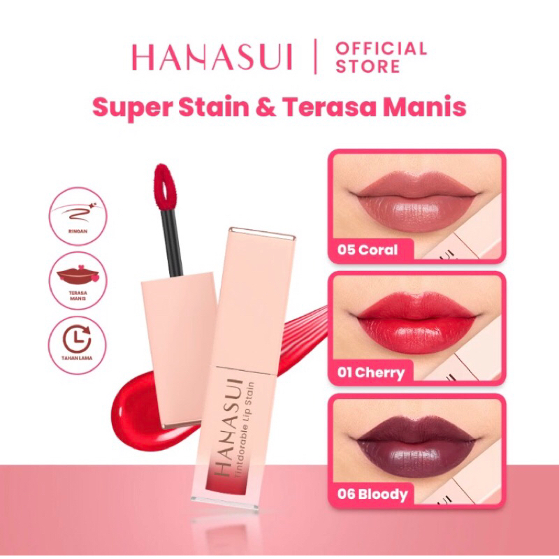 Jual Hanasui Tintdorable Lip Stain Lip Tint Hanasui Ombre Lips