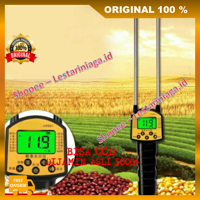 Jual Grain Moisture Meter Pengukur Kadar Air Alat Ukur Kelembaban