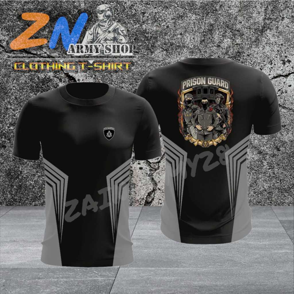 Jual Kaos Jersey PRISON GUARD Kaos Pria PRISON GUARD Baju PRISON