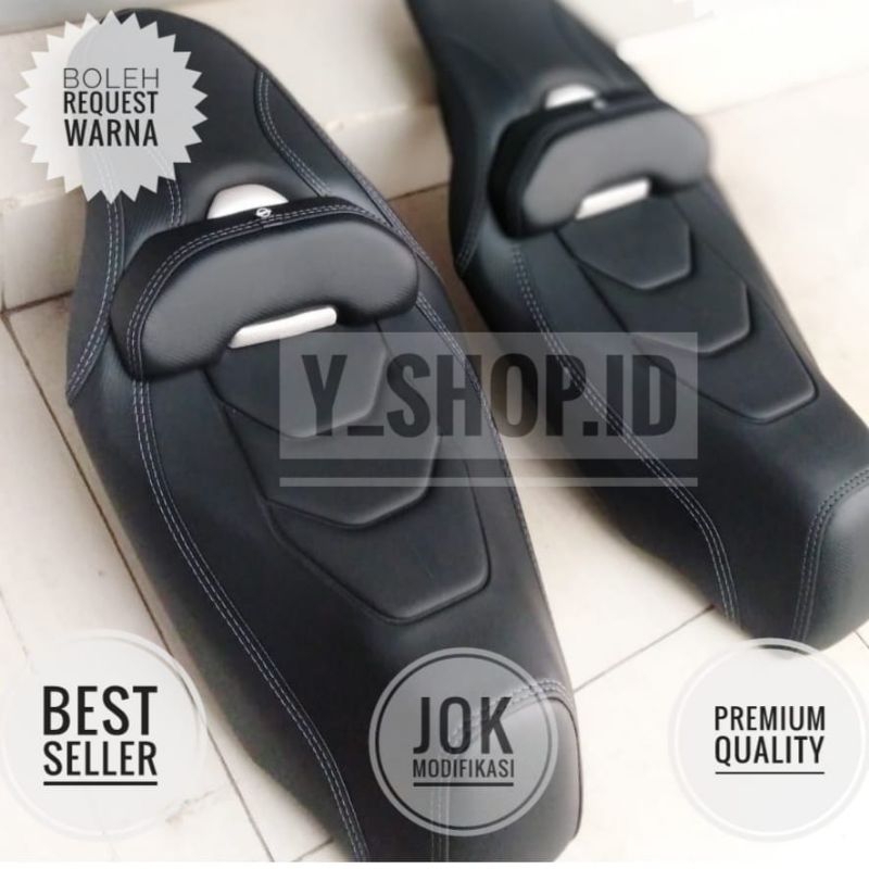 Jual Sarung Kulit Jok Yamaha Aerox New Connected Mbtech Original