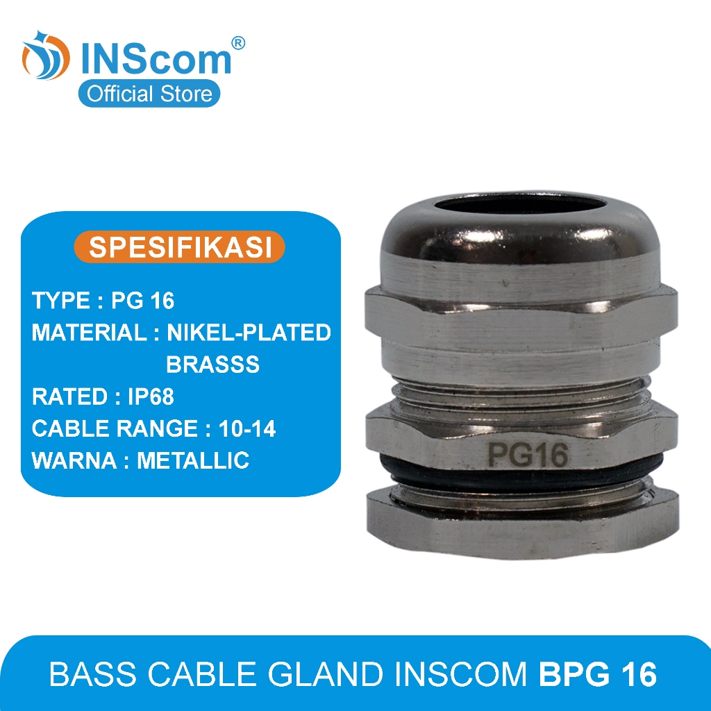 Jual Kabel Gland Bpg Brass Cable Gland Bpg Inscom Shopee Indonesia