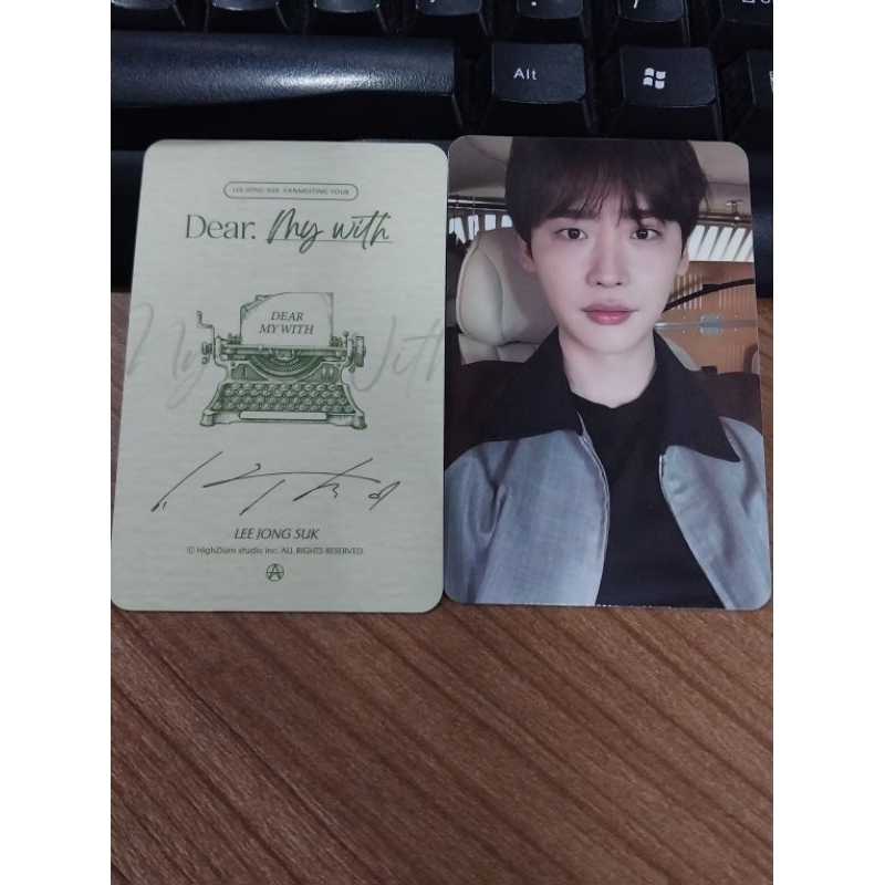 Jual Official Photocard Lee Jong Suk Fanmeeting Tour Shopee