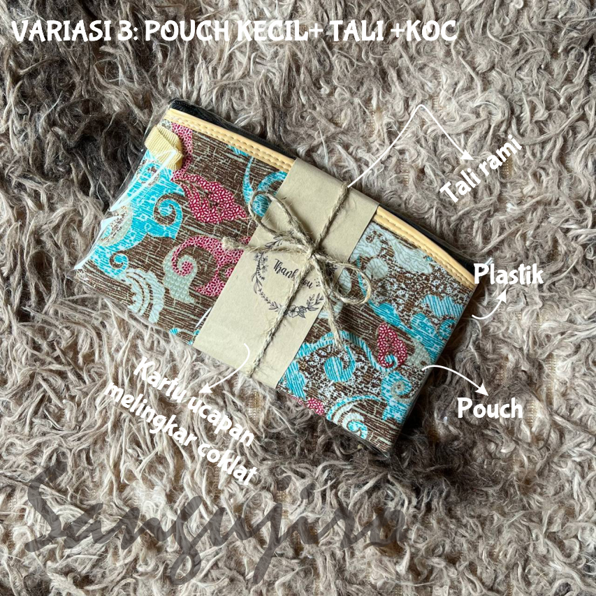 Jual Souvenir Pouch Batik Kecil Khas Jogja Souvenir Dompet Batik