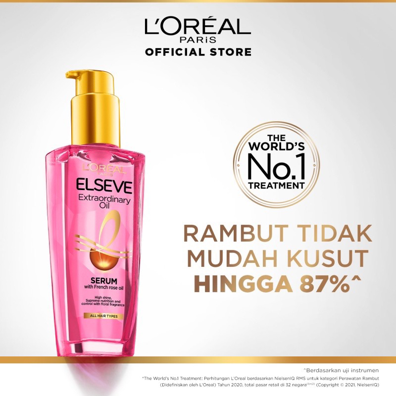 Jual Loreal Paris Elseve Extraordinary Oil Pink Hair Serum Hair