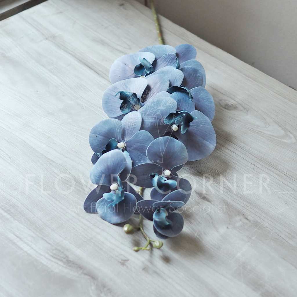 Jual Bunga Artificial Anggrek Phalaenopsis Semi Latex Bold Colors