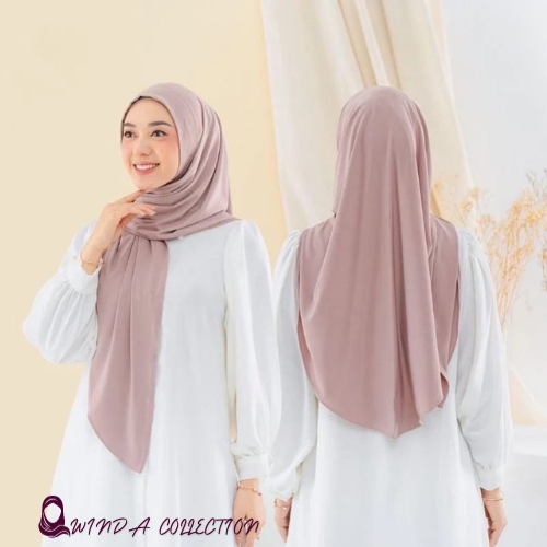 Jual Hijab Pashmina Instant Oval Jersey Premium Shopee Indonesia