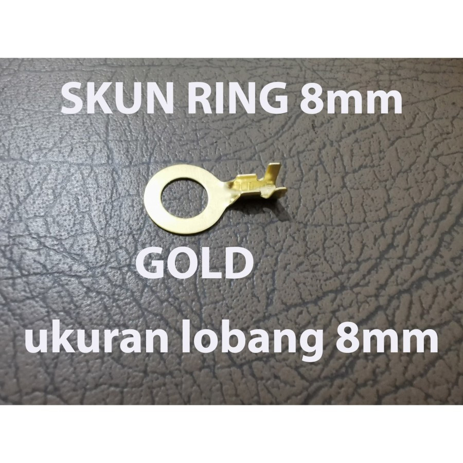 Jual Skun Ring 8mm Biasa Utk Baut No 12 Soket Skun Motor Skun