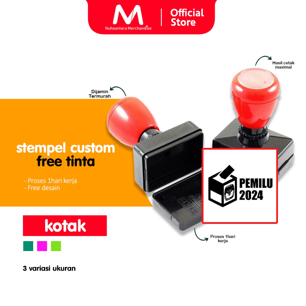 Jual CETAK STEMPEL FLASH KOTAK OTOMATIS CEPAT CUSTOM STEMPEL WARNA