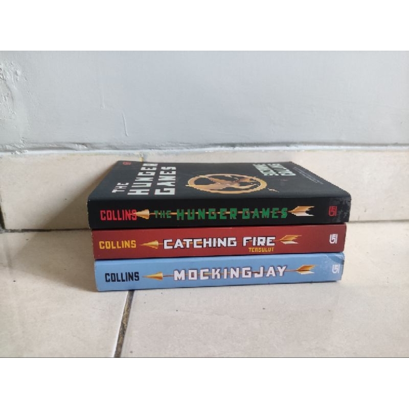 Jual Novel Hunger Games Set Preloved Original Bahasa Indo