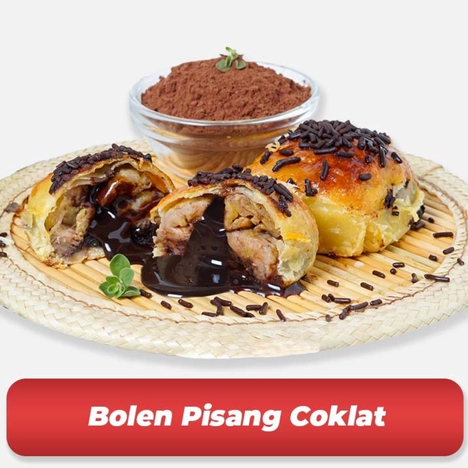 Jual Bolen Lilit Pisang Isi Rasa Cokelat Dan Keju Shopee Indonesia