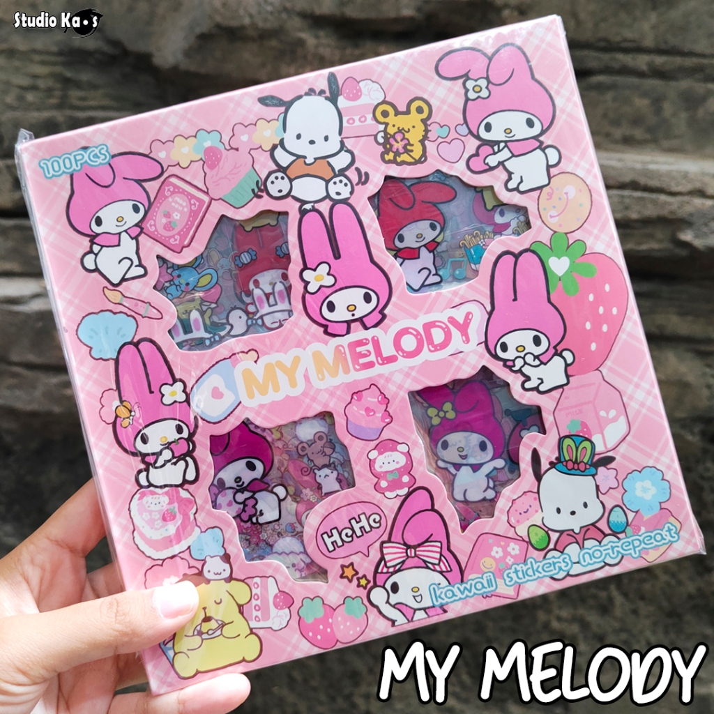 Jual Sticker Nono Box Isi Lembar Waterproof Kuromi My Melody