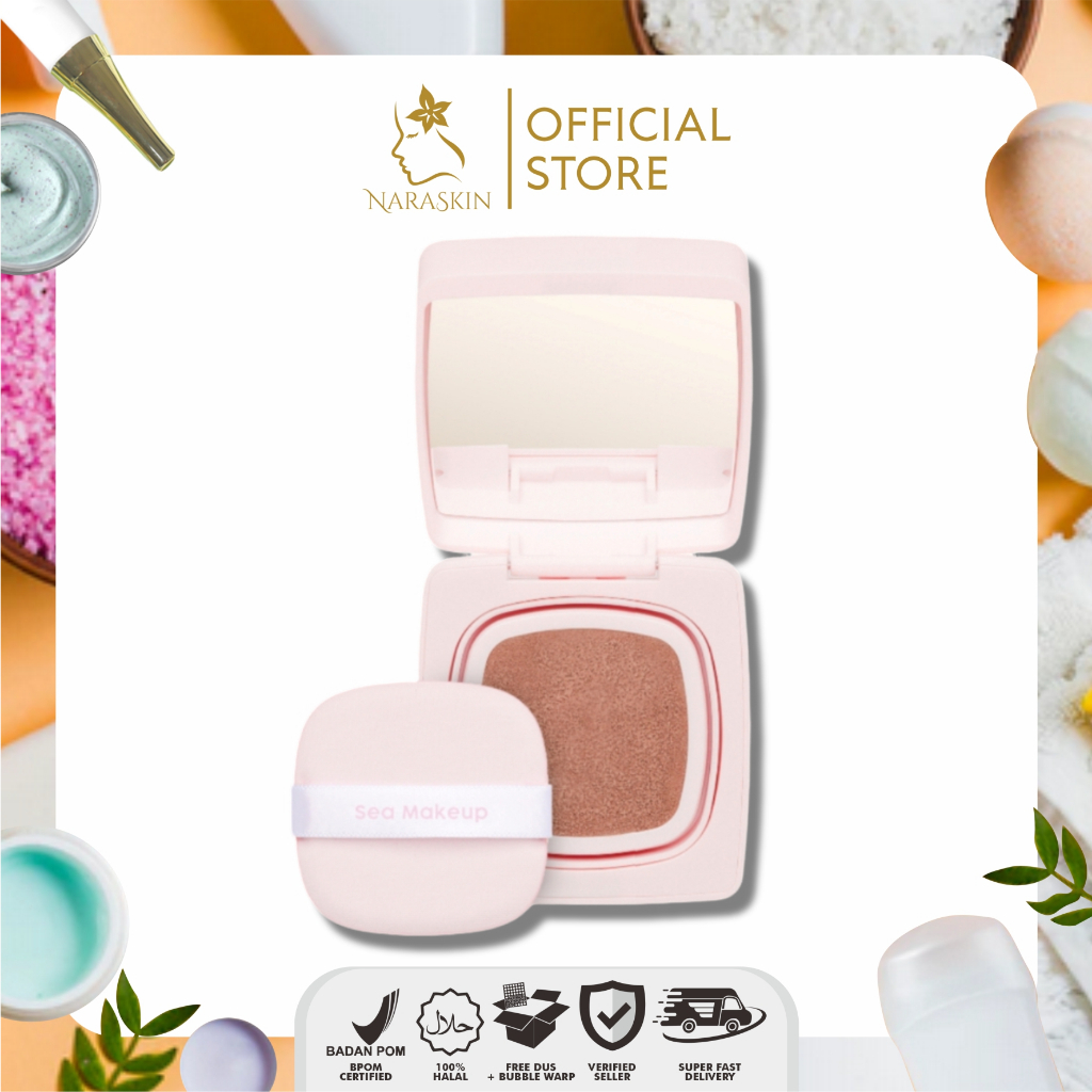 Jual Sea Makeup Fix And Flawless Acne Cover Cushion Full Coverage