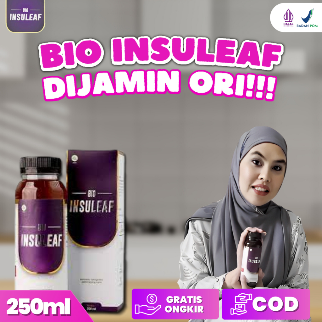 Jual Bio Insuleaf Obat Diabetes Turunkan Gula Darah Isi 250 Ml Shopee