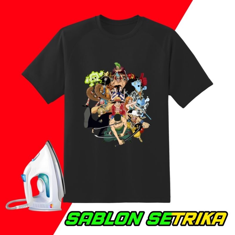 Jual Sablon Setrika Kaos One Piece Harga Saja Shopee Indonesia