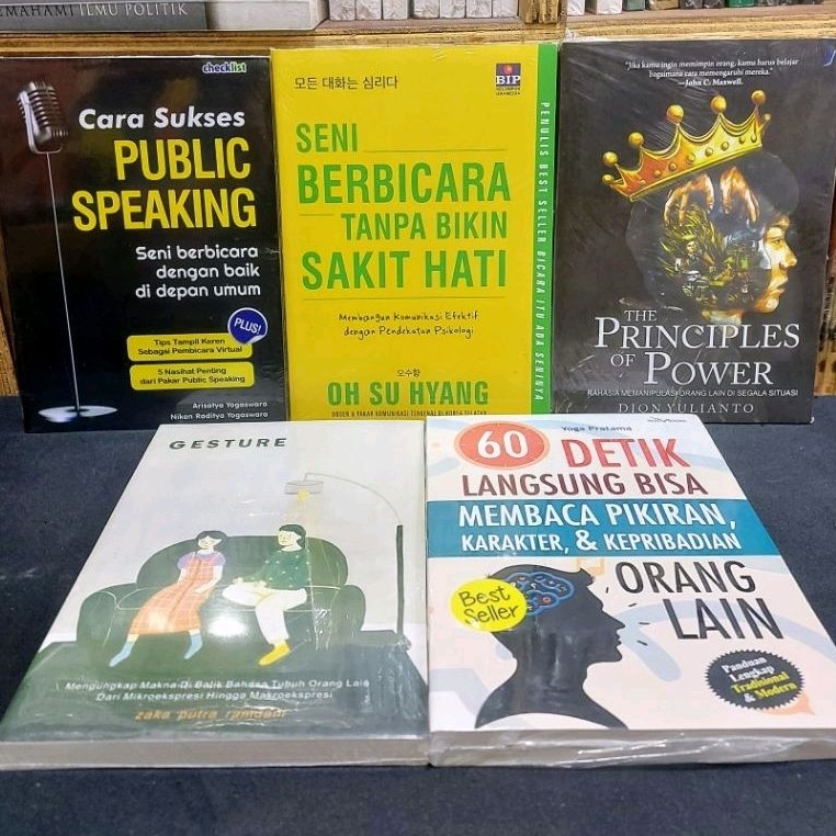 Jual Paket Buku Cara Sukses Public Speaking Seni Berbicara Tanpa