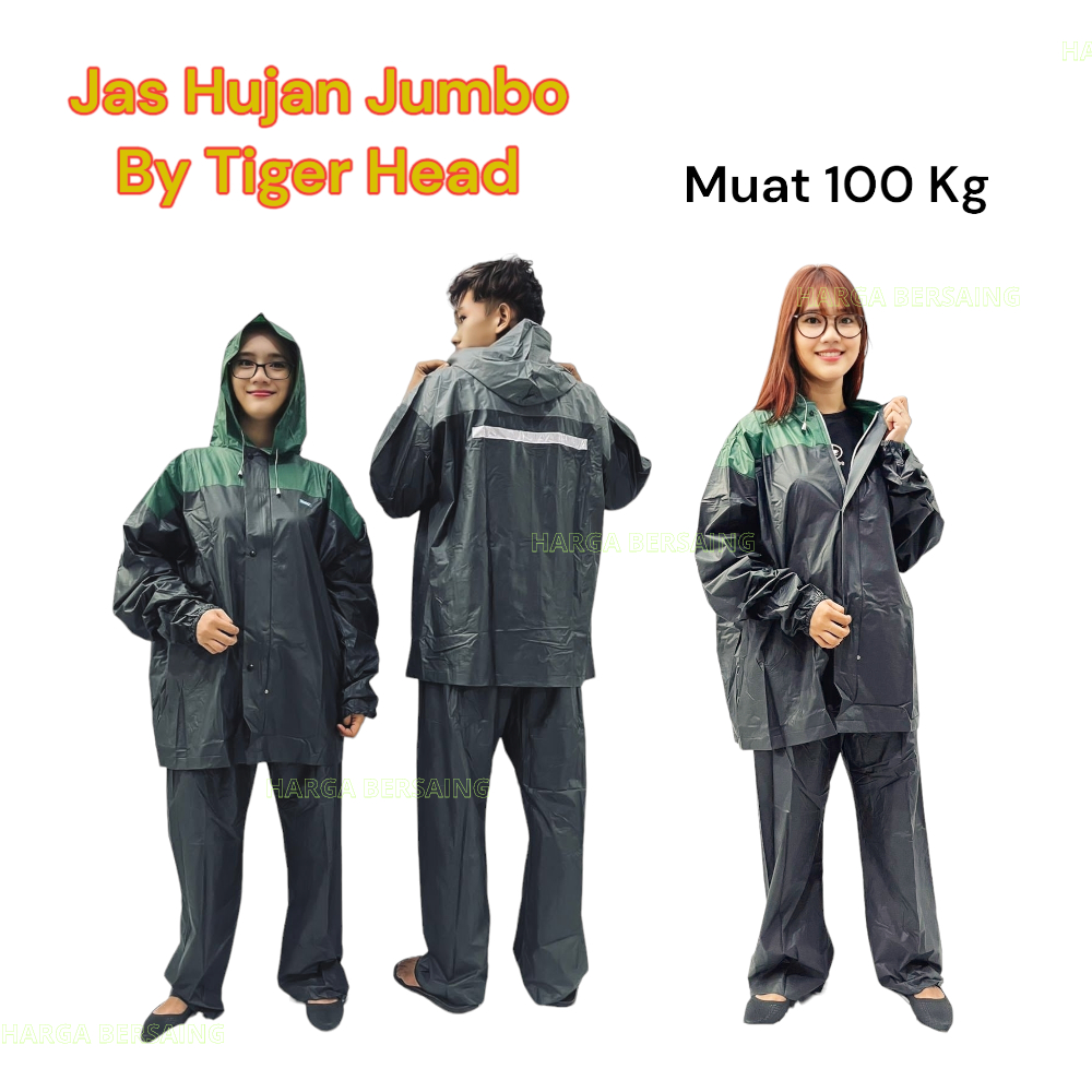 Jual Jas Hujan Dewasa Pria Wanita Setelan Baju Celana Jumbo Big Size