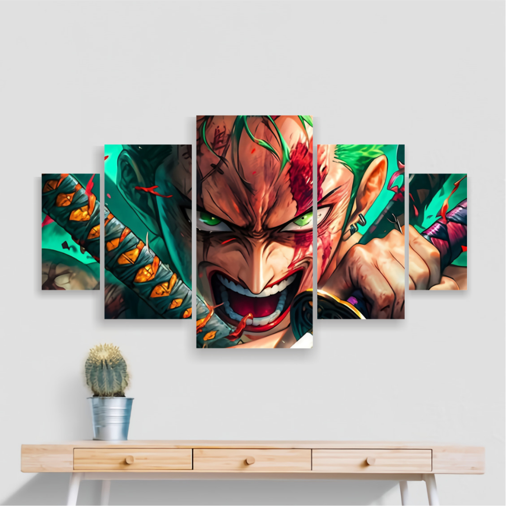 Jual Hiasan Dinding One Piece Gear Set Isi Pcs Poster Kayu Wall