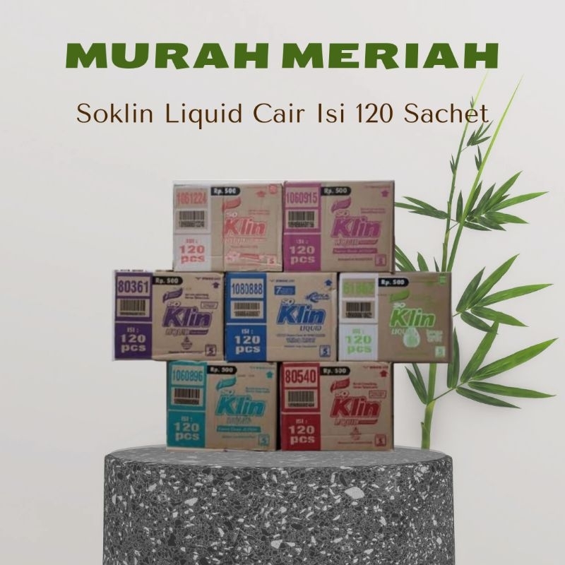 Jual Murah Meriah Soklin Cair Liquid Dus Isi Sachet Shopee