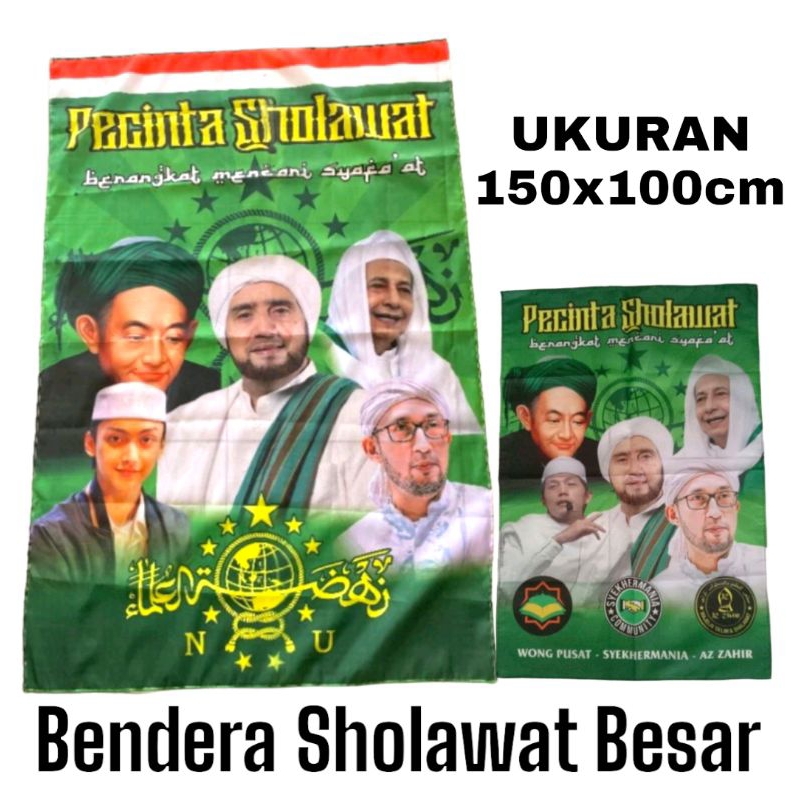 Jual Bendera Ukuran Besar X Bendera Majlis Pencinta Sholawat