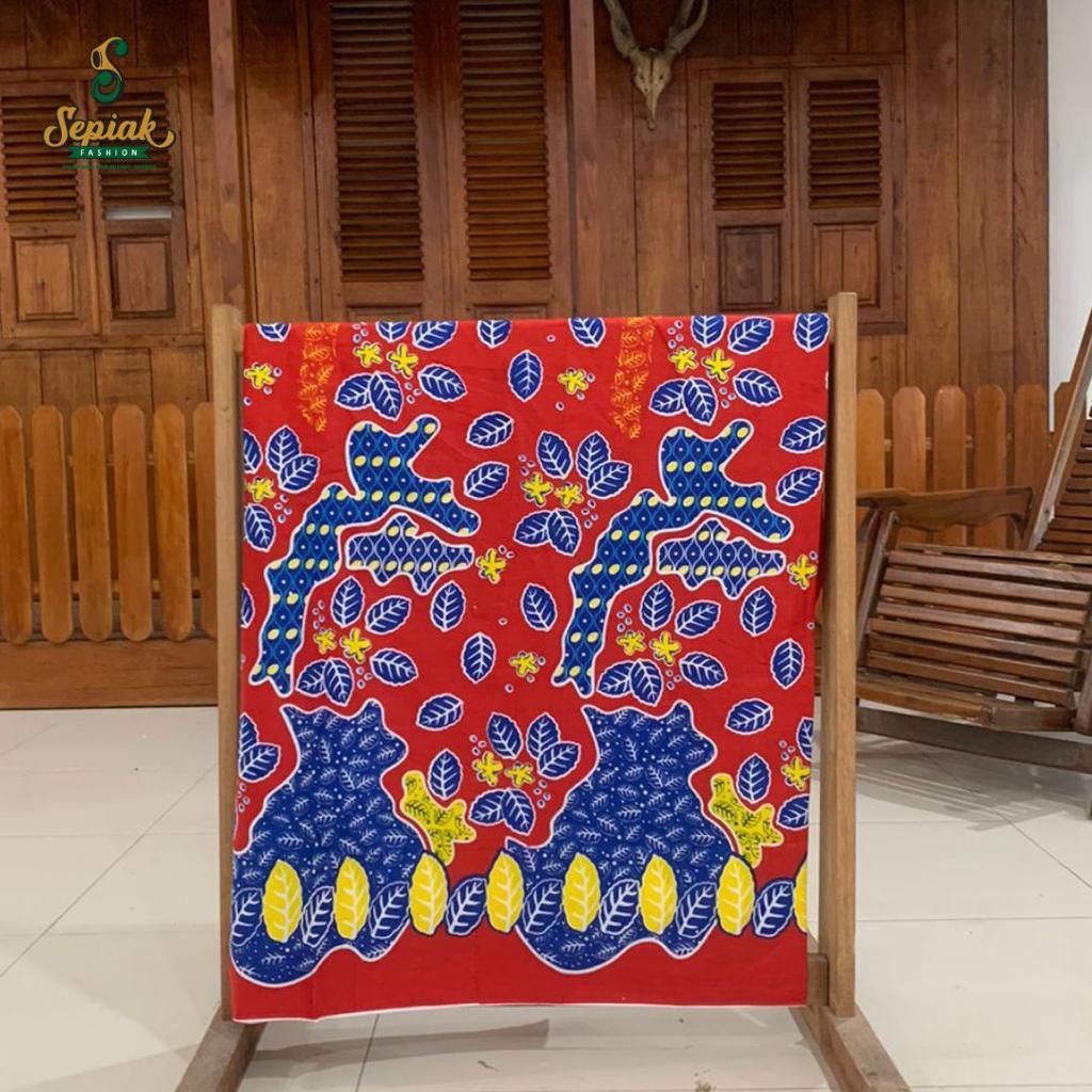 Jual Sepiak Belitong Batik Cetak Motif Daun Simpor Series Khas Belitung