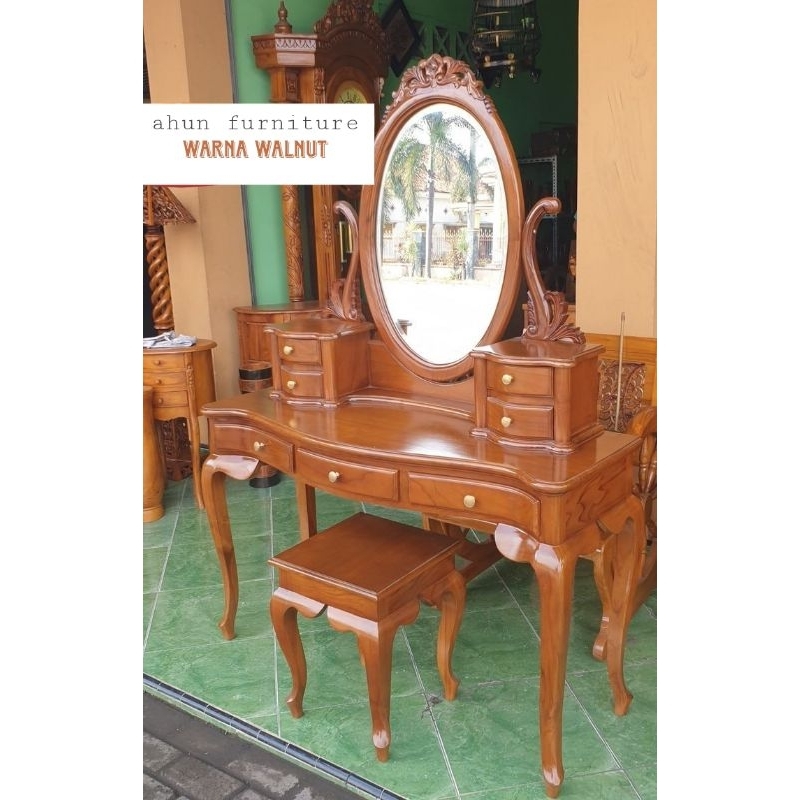 Jual Meja Rias Ukir Kartini Jepara Furniture Jepara Meja Rias