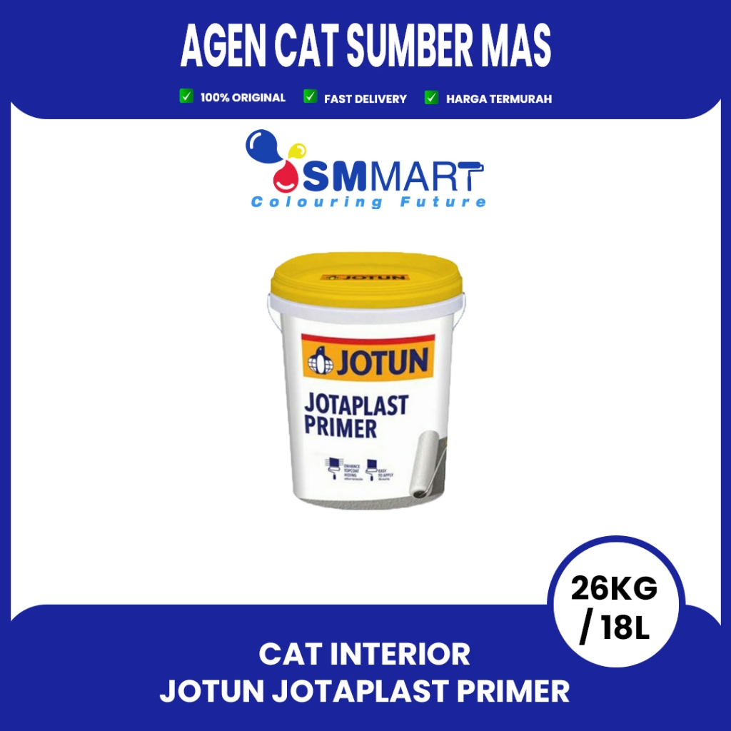 Jual Cat Dasar Dalam Interior Tembok Jotun Jotaplast Primer Liter