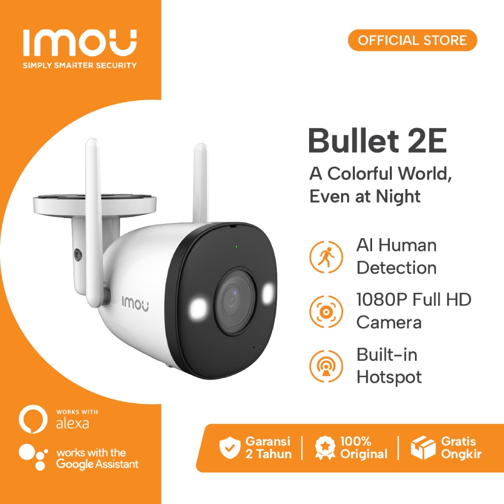 Jual Imou Smart Ip Camera Full Colour Night Vision Cctv Outdoor Wi Fi