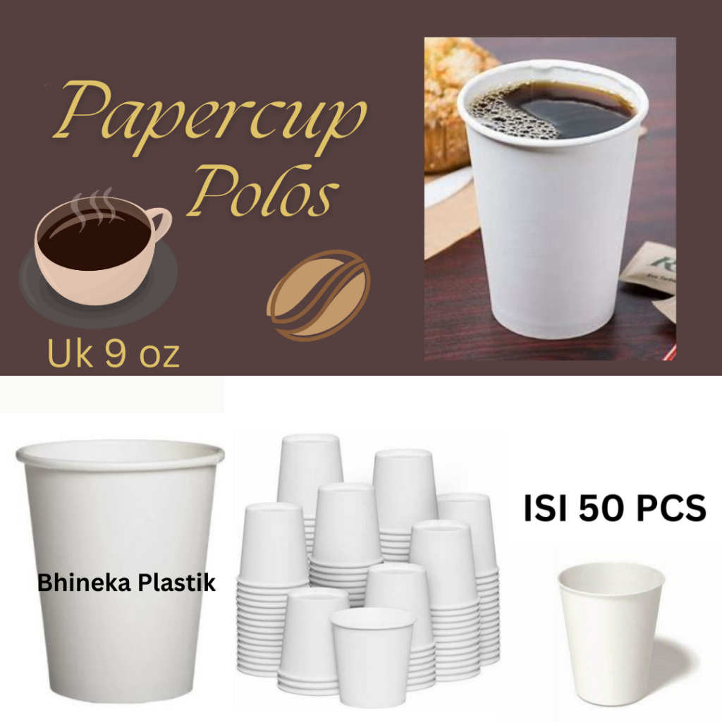 Jual Papercup Polos Uk Oz Paper Cup Gelas Kertas Shopee Indonesia