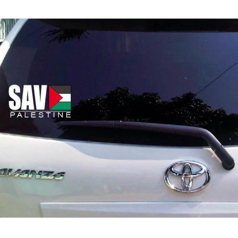 Jual 0912 Cutting Sticker Kaca Belakang Mobil Universal Bisa Motif