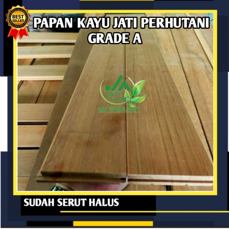 Jual Papan Kayu Jati Perhutani X Panjang Cm Ful Merah Grade A