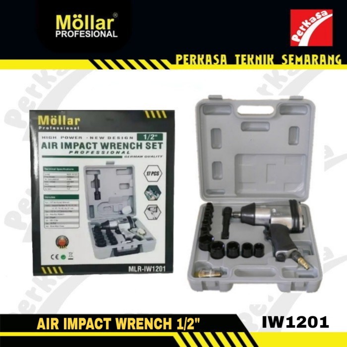 Jual Mollar Iw Air Impact Wrench Inch Mesin Buka Baut Kompresor